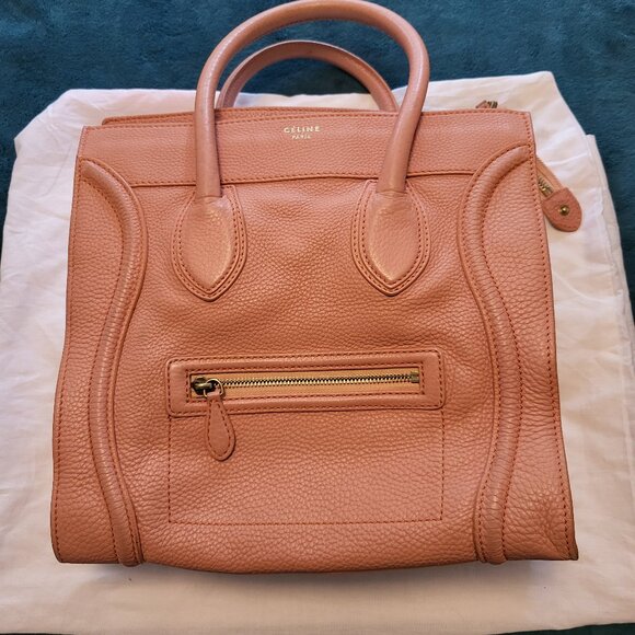 Celine Luggage Tote in Pink Leather - Picture 1 of 9